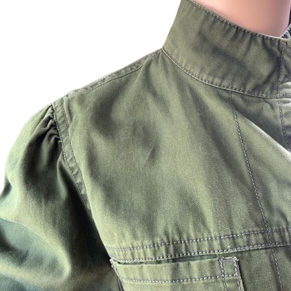 Universal Thread Green Utility Adjustable Collar Button-Up Jacket Size Medium - Picture 5 of 15